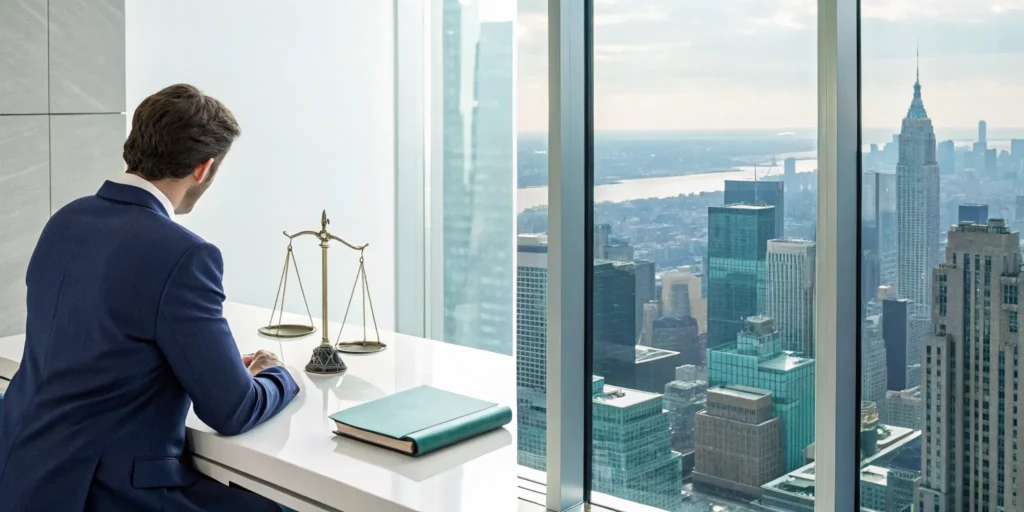 A financial advisor with scales of justice, weighing the fiduciary vs financial advisor choice.