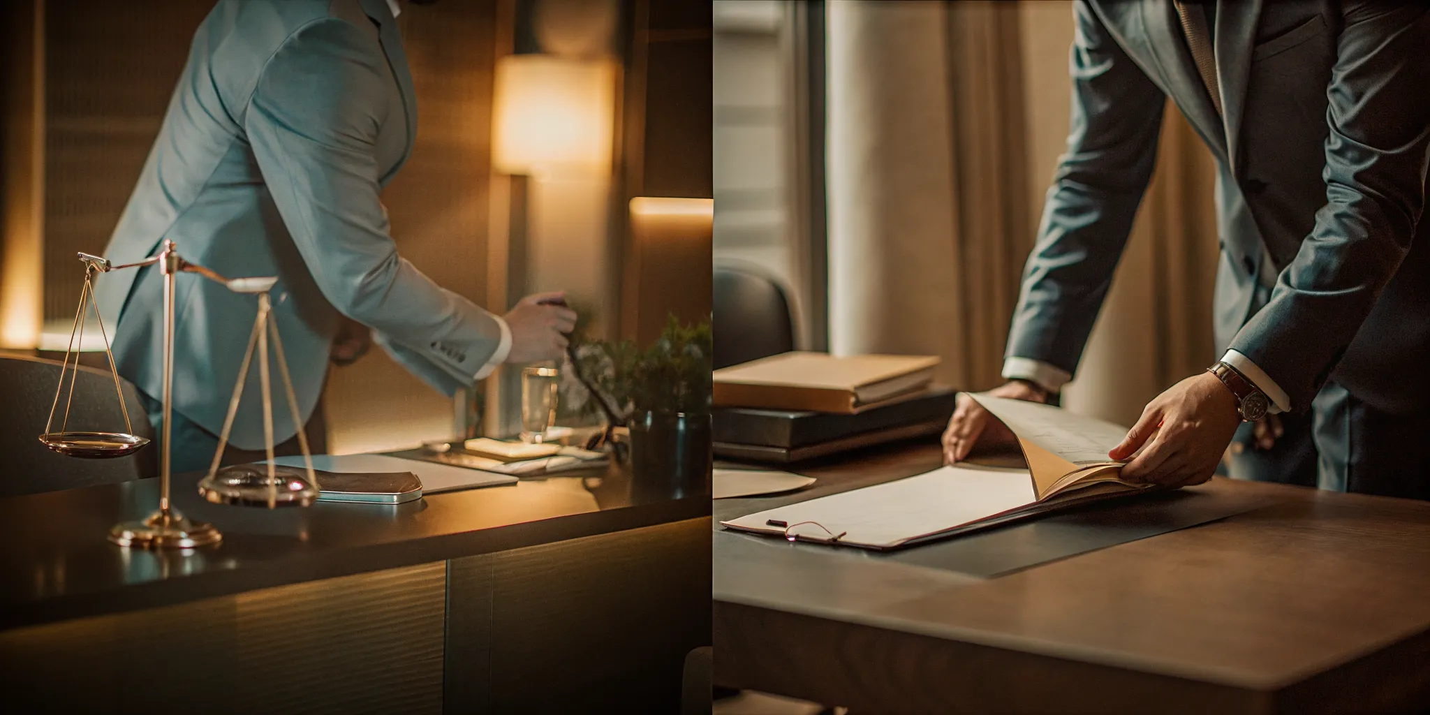 A financial advisor with scales of justice weighs the fiduciary vs financial advisor decision.